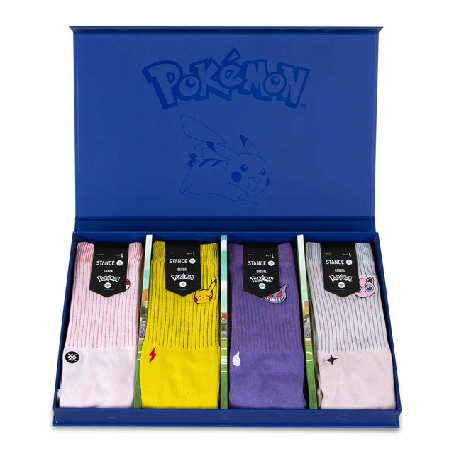 STANCE Pokemon x Stance Crew Socks Box Set Men's Socks Stance 
