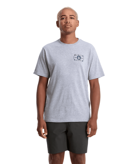 VOLCOM Sunnies T-Shirt Heather Grey Men's Short Sleeve T-Shirts Volcom 