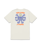 VOLCOM Octoparty T-Shirt Off White Heather Men's Short Sleeve T-Shirts Volcom 