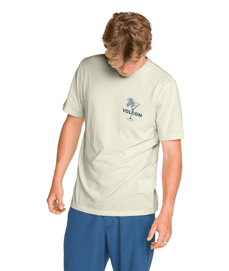 VOLCOM Dive Bar T-Shirt Off White Heather Men's Short Sleeve T-Shirts Volcom 