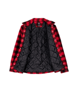 VOLCOM Bowered Fleece Button Up Lifeguard Red Men's Street Jackets Volcom 