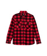 VOLCOM Bowered Fleece Button Up Lifeguard Red Men's Street Jackets Volcom 