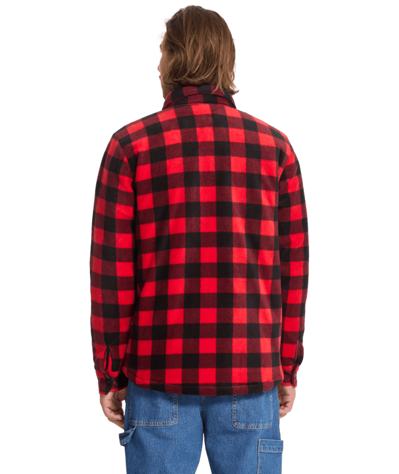 VOLCOM Bowered Fleece Button Up Lifeguard Red Men's Street Jackets Volcom 