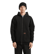 VOLCOM Axestone Workwear Lined Fleece Black Men's Zip Hoodies Volcom 