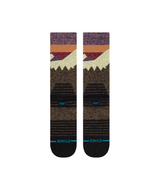STANCE Women's Divided Crew Socks Black Brown Women's Socks Stance 
