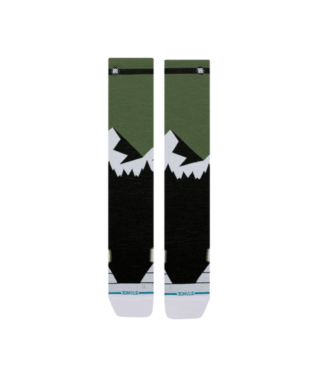 STANCE Divide Wool Snow Socks Black Men's Snowboard Socks Stance 