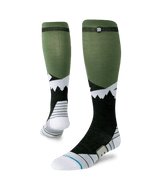 STANCE Divide Wool Snow Socks Black Men's Snowboard Socks Stance 