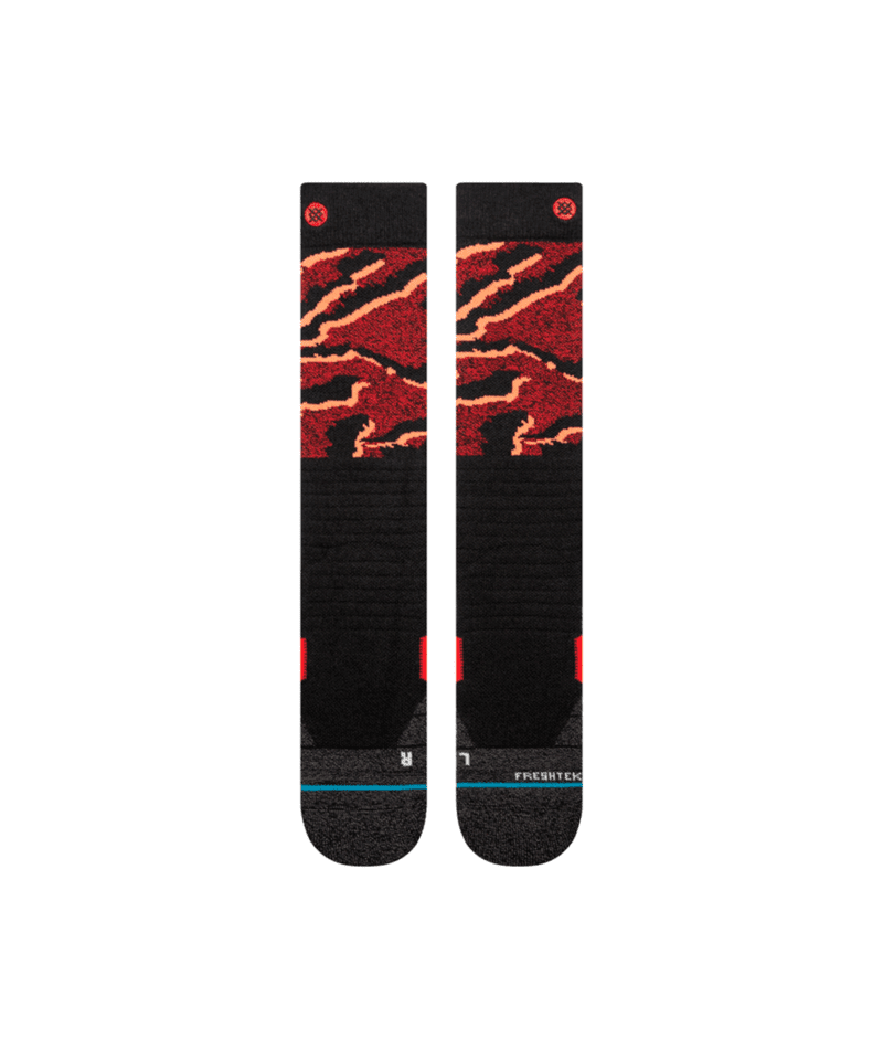 STANCE Pelter Snow Socks Black Men's Snowboard Socks Stance 