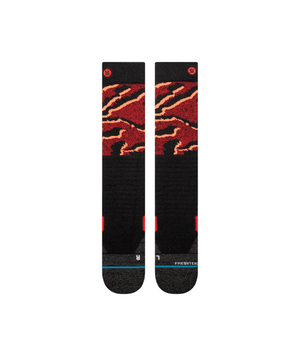 STANCE Pelter Snow Socks Black Men's Snowboard Socks Stance 