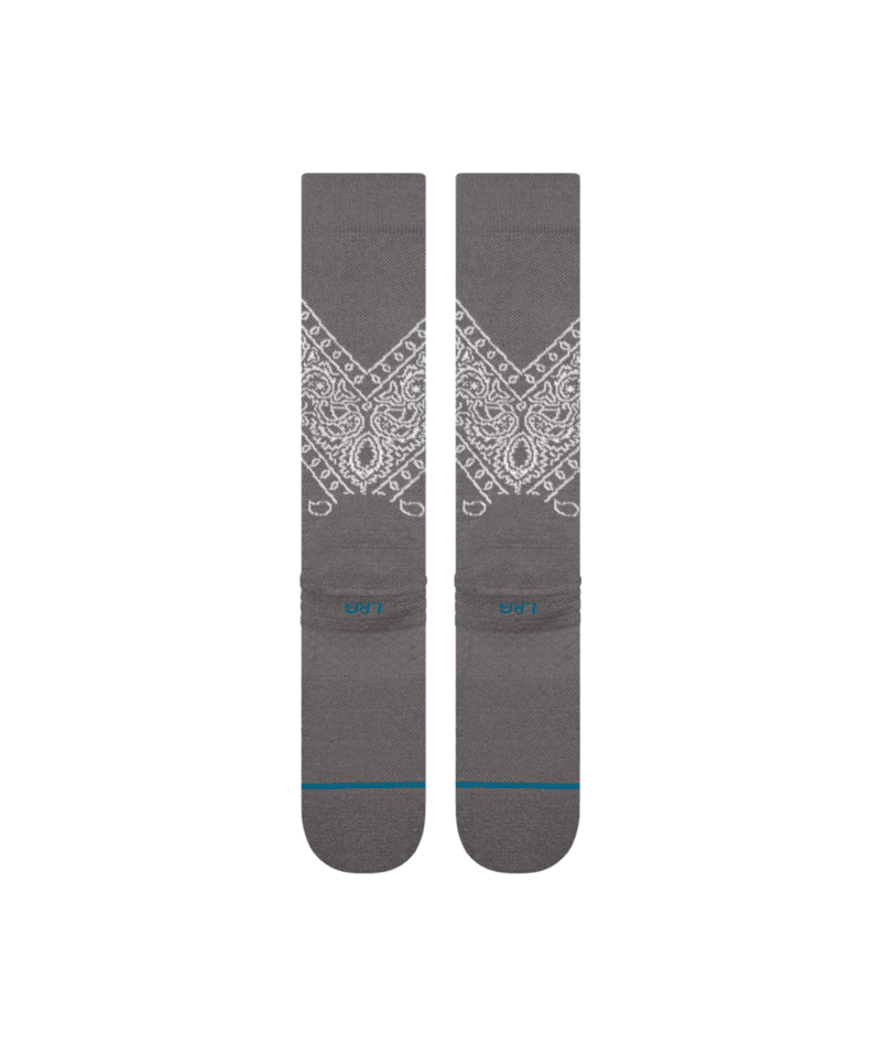 STANCE Barrio Mid Wool Snow Socks Dark Grey Men's Snowboard Socks Stance 
