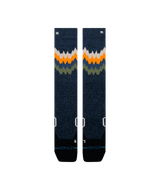STANCE Thompson Mid Wool Snow Socks Navy Heather Men's Snowboard Socks Stance 