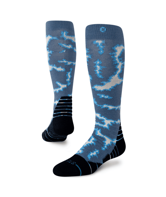 STANCE All Terrain Mid Wool Snow Socks Sea Blue Men's Snowboard Socks Stance 