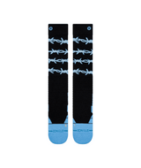 STANCE Barbed Wire Mid Poly Snow Socks Blue Men's Snowboard Socks Stance 