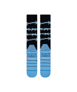 STANCE Barbed Wire Mid Poly Snow Socks Blue Men's Snowboard Socks Stance 