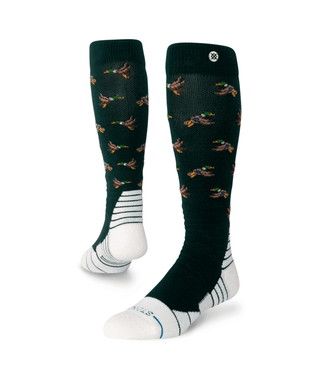 STANCE Huntin Mid Poly Snow Socks Pine Men's Snowboard Socks Stance 