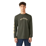 DICKIES X SPITFIRE Long Sleeve T-Shirt Olive Green Men's Long Sleeve T-Shirts Dickies 