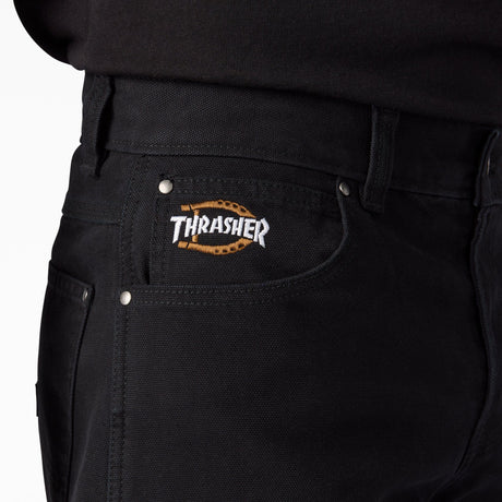 DICKIES Thrasher X Dickies Pants Black Men's Pants Dickies 