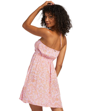 BILLABONG Women's Happy Hour Mini Dress Pink Trails Women's Dresses Billabong 