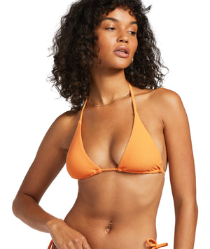 BILLABONG Women's Tanlines Multi Triangle Bikini Top Orange Peel Women's Bikini Tops Billabong 