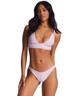 BILLABONG Women's Covered In Love Tanlines Tanga Bikini Bottoms Lilac Dream Women's Bikini Bottoms Billabong 