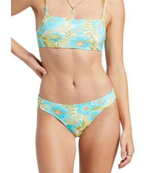 BILLABONG Women's Summer Sky Lowrider Medium Bikini Bottoms Multi Women's Bikini Bottoms Billabong 