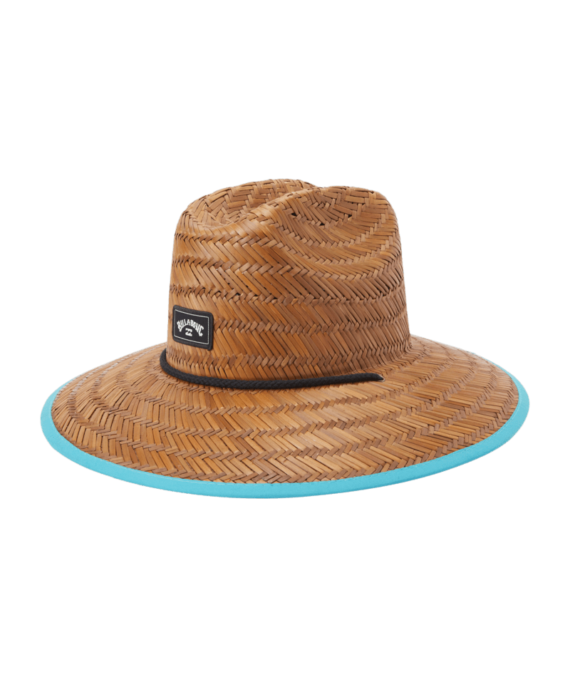 BILLABONG Tides Print Straw Hat Dark Mint