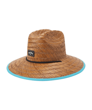 BILLABONG Tides Print Straw Hat Dark Mint Men's Straw Hats Billabong 