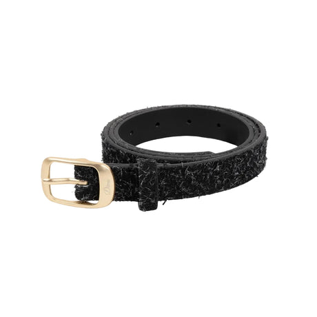 DIME Dress Leather Belt Shaggy Black Men's Belts Dime MTL 
