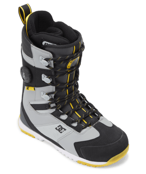 DC Premier Hybrid BOA Snowboard Boots Black/Grey/Yellow 2024 Men's Snowboard Boots DC 