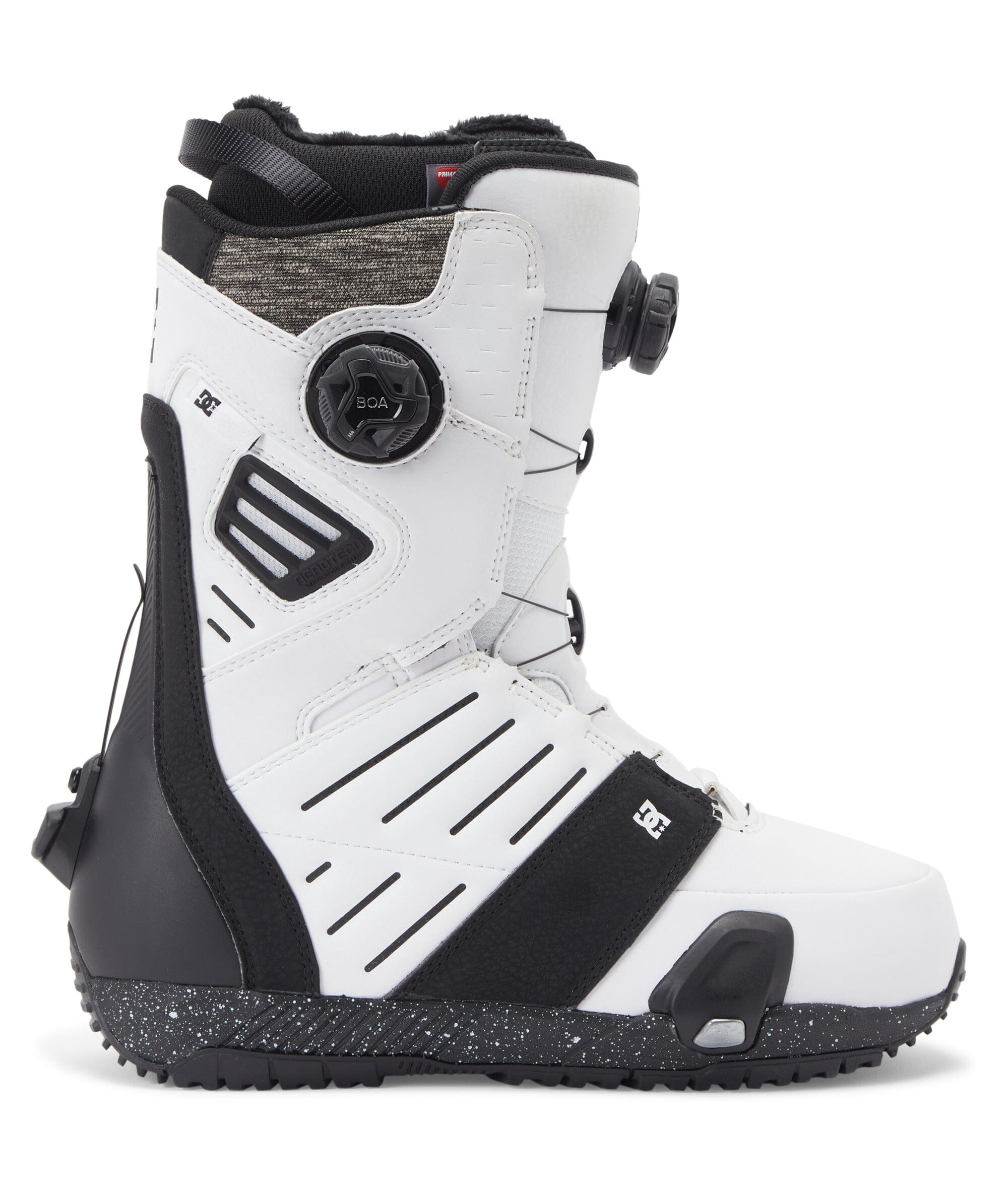 DC Judge Step On Snowboard Boots White/Black Print 2024 Men's Step On Boots DC 