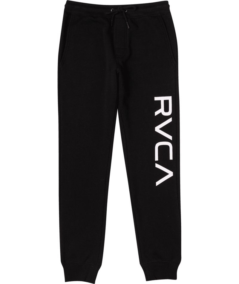 RVCA Boys Big RVCA Sweatpants Black Boy's Denim and Pants RVCA 
