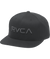 RVCA Boys RVCA Twill II Snapback Hat Black/Charcoal Boy's Hats RVCA 