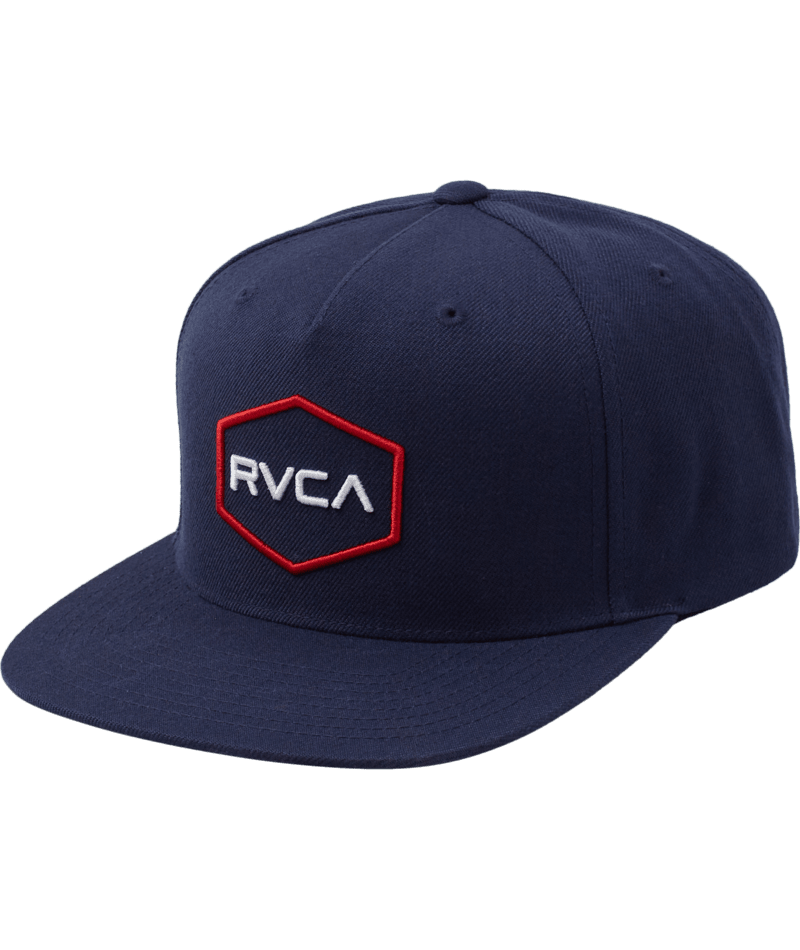 RVCA Boy's Commonwealth Snapback Hat Navy Boy's Hats RVCA 