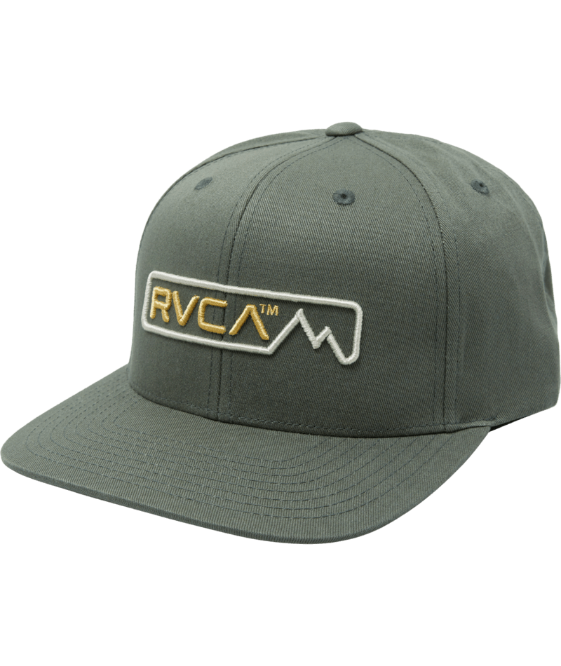 RVCA Boys Altitude Snapback Hat Olive Boy's Hats RVCA 