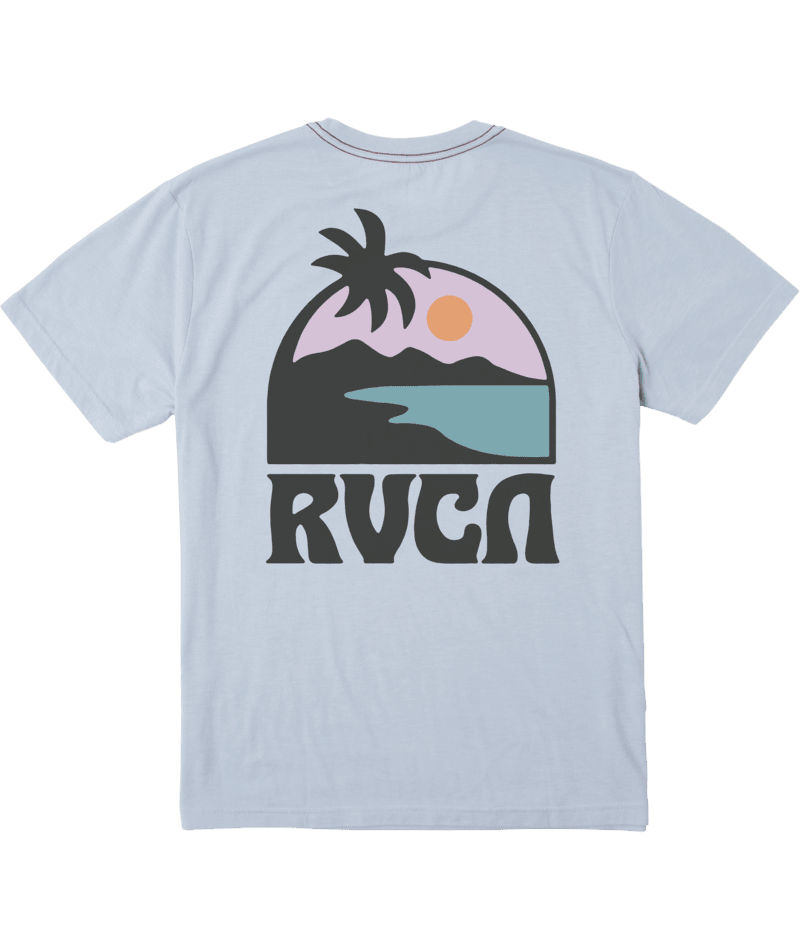 RVCA Boy's Sundowner T-Shirt Deja Blue Boy's T-Shirts RVCA 