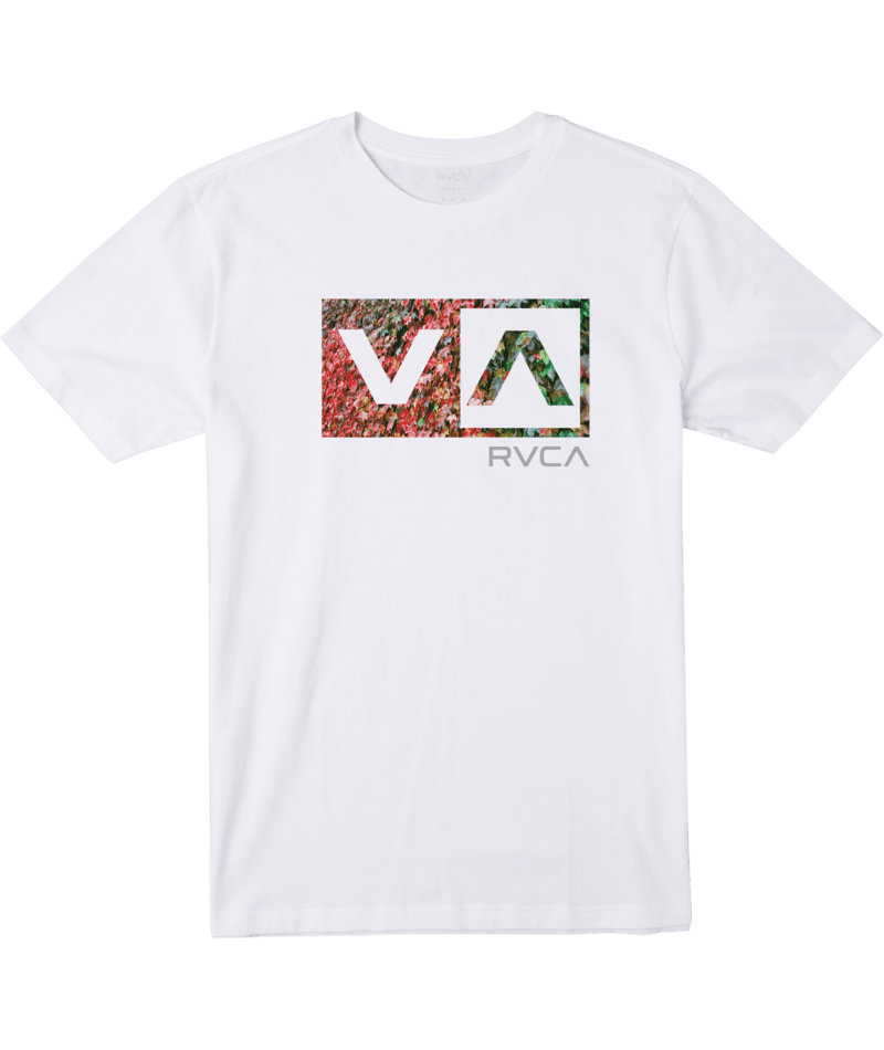 RVCA Boys Balance Box T-Shirt White Boy's T-Shirts RVCA 