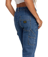 RVCA Women's Recession Denim Pants Blue Rinse Women's Pants RVCA 