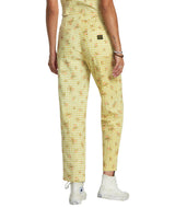 RVCA Women's Anywhere Seersucker Pants Golden Women's Pants RVCA 