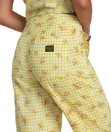 RVCA Women's Anywhere Seersucker Pants Golden Women's Pants RVCA 