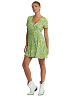 RVCA Women's Understated Mini Dress Shale Women's Dresses RVCA 