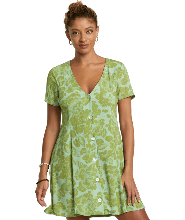 RVCA Women's Understated Mini Dress Shale Women's Dresses RVCA 