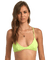RVCA Women's Dolly Crossback Bikini Top Daiquiri Green Women's Bikini Tops RVCA 
