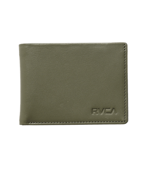 RVCA August Bifold Wallet Olive Men's Wallets RVCA 