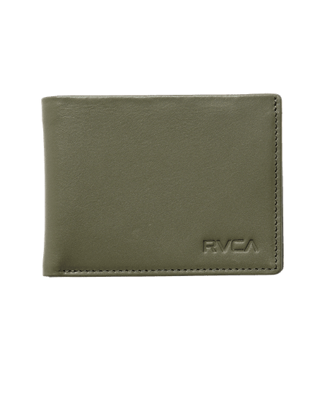 RVCA August Bifold Wallet Olive Men's Wallets RVCA 