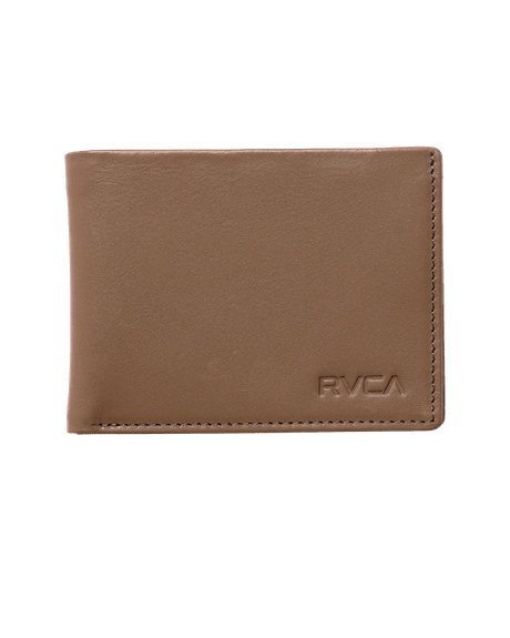 RVCA August Bifold Wallet Tan Men's Wallets RVCA 