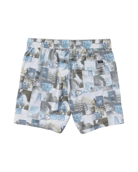 RVCA Barnes Elastic 17" Volley Boardshorts White Men's Boardshorts RVCA 