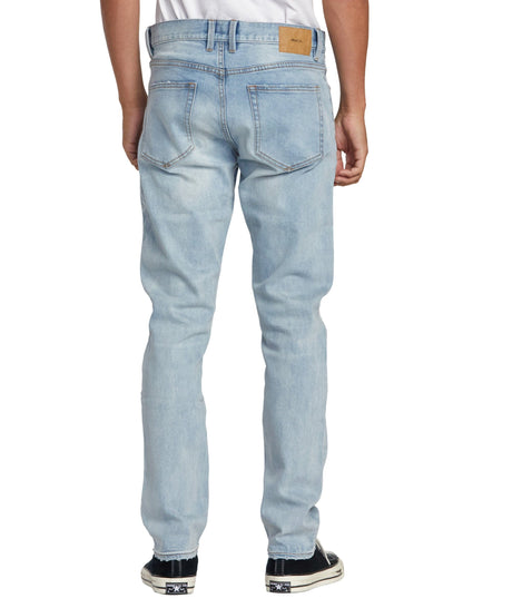 RVCA Daggers Denim Jeans Bleach Wash Men's Denim RVCA 