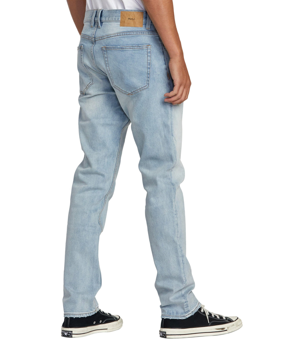RVCA Daggers Denim Jeans Bleach Wash Men's Denim RVCA 