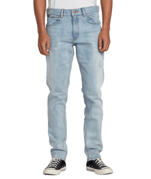 RVCA Daggers Denim Jeans Bleach Wash Men's Denim RVCA 