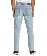 RVCA Weekend Straight Fit Jeans Bleach Wash Men's Denim RVCA 